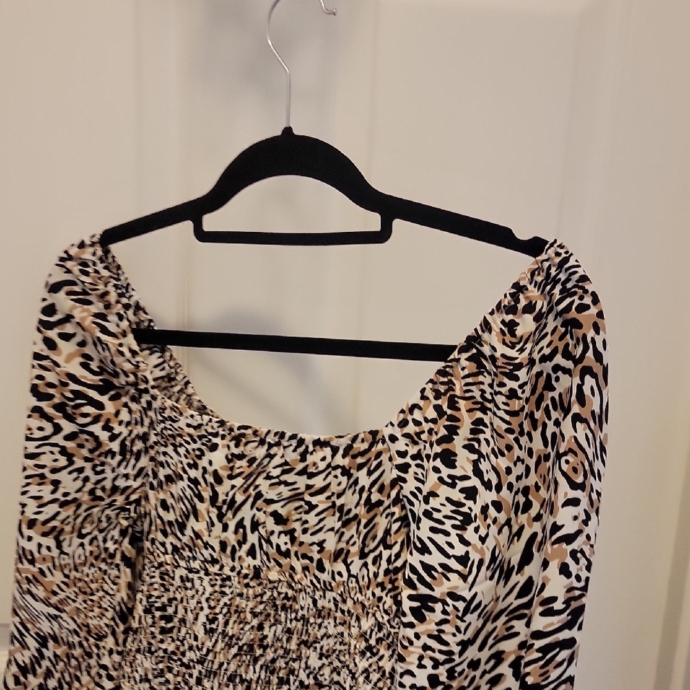 Express Animal Print Mini Dress - Picture 5 of 8